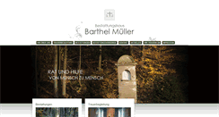 Desktop Screenshot of bestattungen-mueller.net